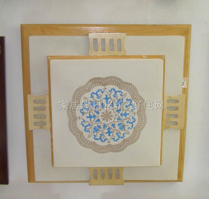 太通吸頂燈 書(shū)房\起居室吸頂燈8671/中 方形 古典傳統(tǒng)風(fēng)格 白底帶金黃羊皮紙