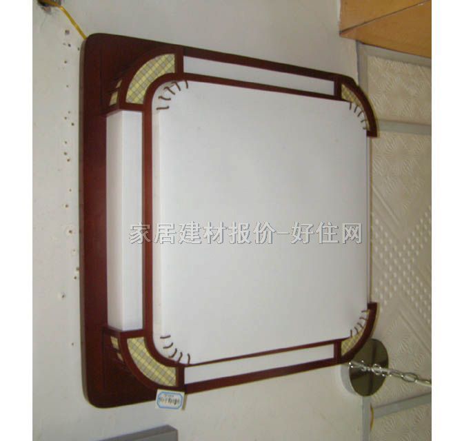 金韻福吸頂燈 書房\起居室吸頂燈6167/中 方形 古典傳統風格 白底帶圖案羊皮紙