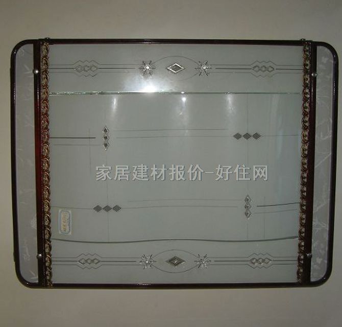 銀光吸頂燈 書房\起居室吸頂燈 868/2 方形 古典傳統(tǒng)風(fēng)格 磨砂白玻璃