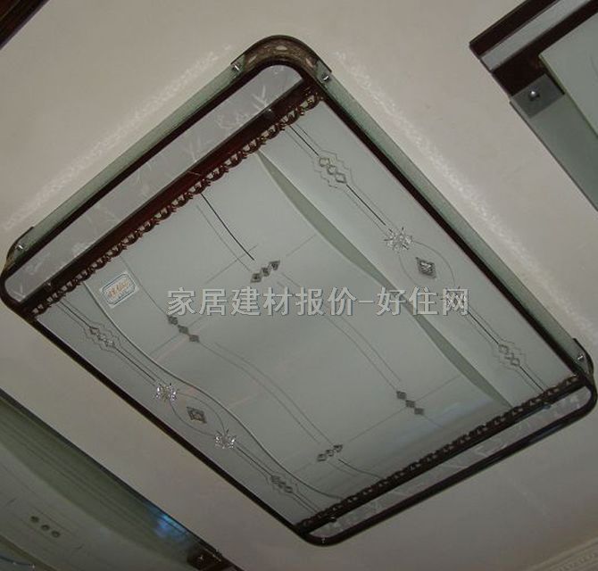 銀光吸頂燈 書房\起居室吸頂燈 868/2 方形 古典傳統(tǒng)風(fēng)格 磨砂白玻璃