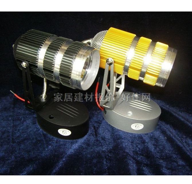 普賽特石英射燈 002 50W 吸頂座式 金黃色