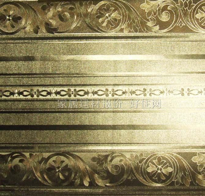 天麗燈飾墻紙 畫龍點金系列13810 寬530mm×長10米 歐花 金色