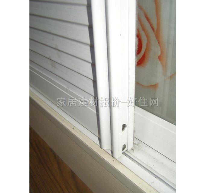 澳萊雅衣柜推拉門 中百葉門+強化玻璃 訂做