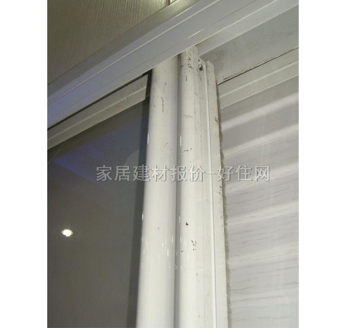 澳萊雅衣柜推拉門 中百葉門+強化玻璃 訂做