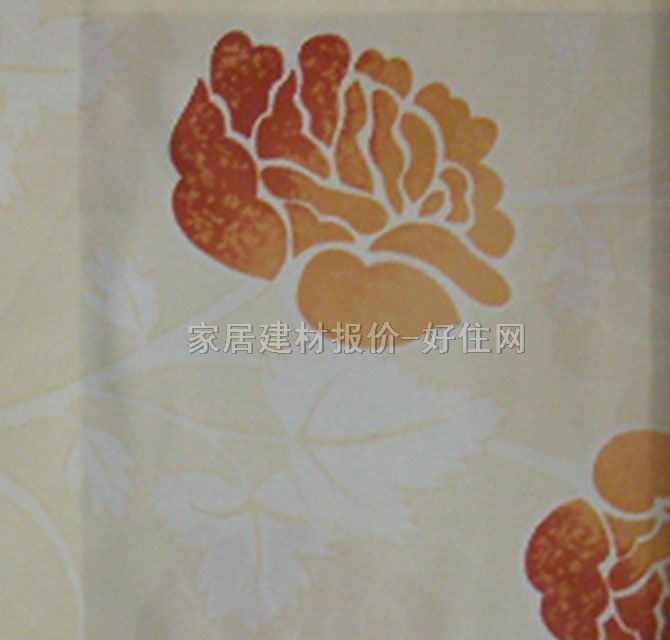 迎軒垂簾豎簾落地簾 28240-1 訂做 麻棉 暖色調(diào)