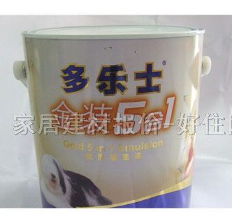 多樂士內(nèi)墻乳膠漆 金裝5合1優(yōu)質(zhì)墻面漆 A9700-65000 5L 白色啞光