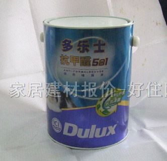 多樂士內(nèi)墻乳膠漆 抗甲醛5合1墻面漆 5L 白色