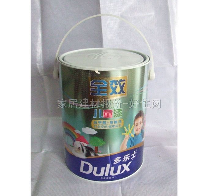 多樂士內(nèi)墻乳膠漆 原裝正品全效兒童漆 5L 白色