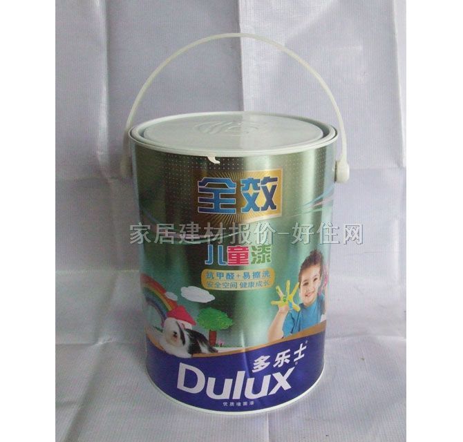 多樂士內(nèi)墻乳膠漆 原裝正品全效兒童漆 5L 白色
