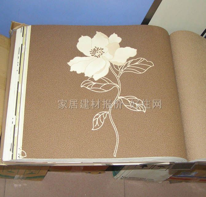 Bailamo墻紙 BA30105 0.7×10M 花 褐色