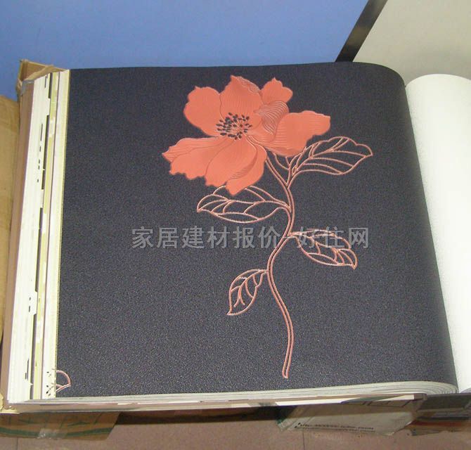 Bailamo墻紙 BA30106 0.7×10M 花 黑色