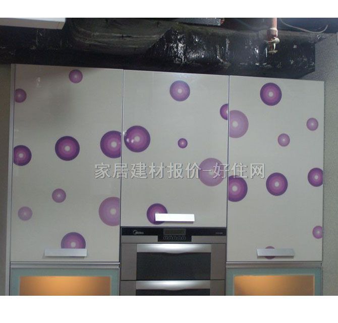 美的正統廚房吊柜 UV彩繪板 訂做