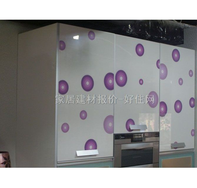 美的正統廚房吊柜 UV彩繪板 訂做