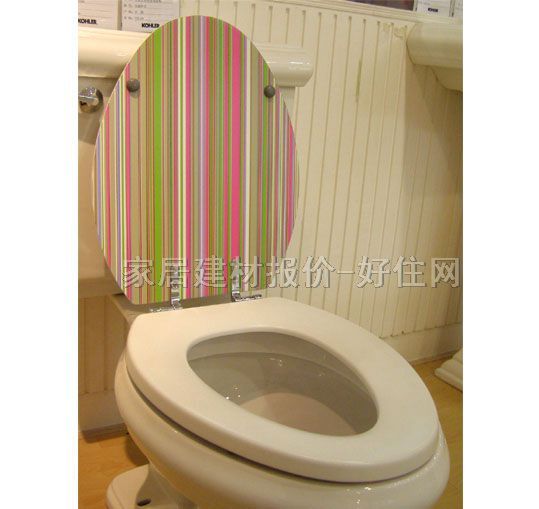 科勒坐廁蓋板 斯派樂(lè)彩K-4637-CP-D6 120mm-170mm V型 長(zhǎng)43-47cm×寬36-37cm PP板