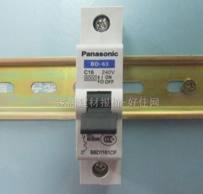 松下斷路器\空氣開關(guān) BD-63 C16 1P 16A 空氣開關(guān)(塑殼斷路器)