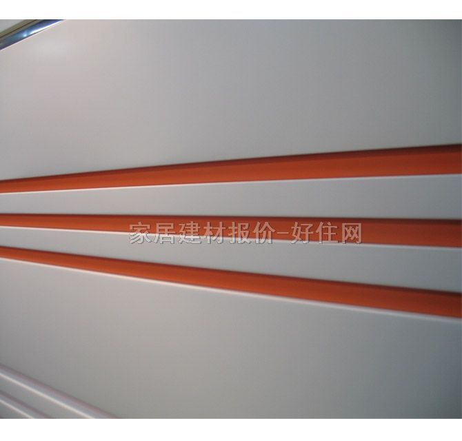 鴻牌鋁扣條形天花 滾涂亞光白 180mm