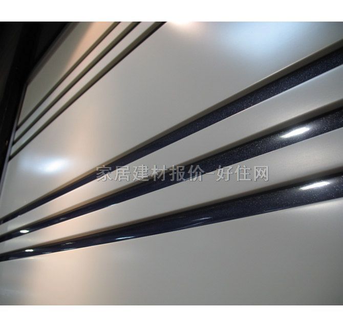 鴻牌鋁扣條形天花 滾涂亞光白 180mm