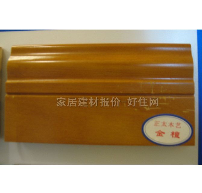 正大木地板踢腳線(xiàn) 實(shí)木地腳線(xiàn)金檀 2440mm×85mm×厚15mm