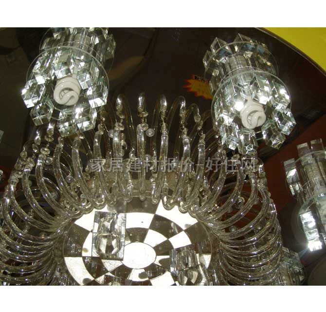 隆豪吸頂燈 餐廳吸頂燈9078 圓形 Φ750mm 大型奢華風(fēng)格 透明玻璃