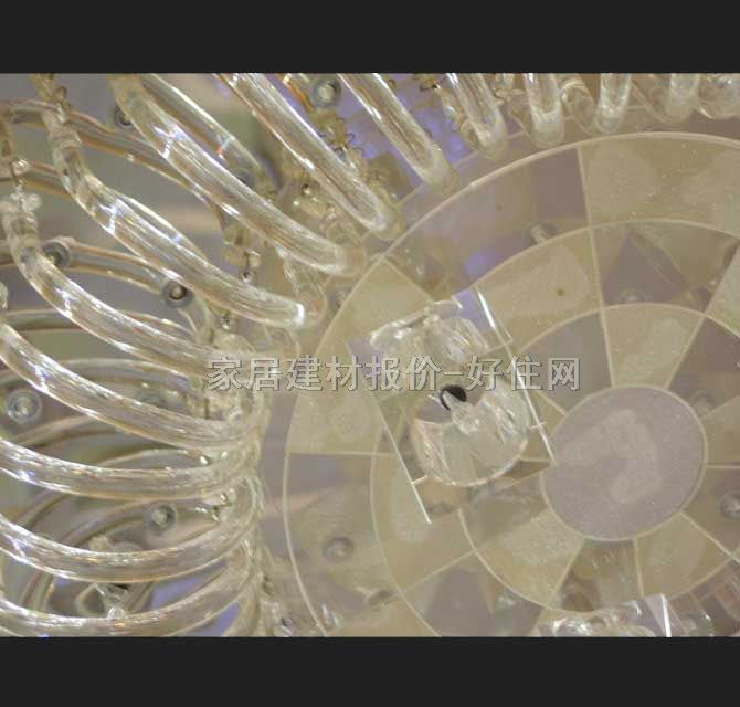 隆豪吸頂燈 餐廳吸頂燈9078 圓形 Φ750mm 大型奢華風(fēng)格 透明玻璃