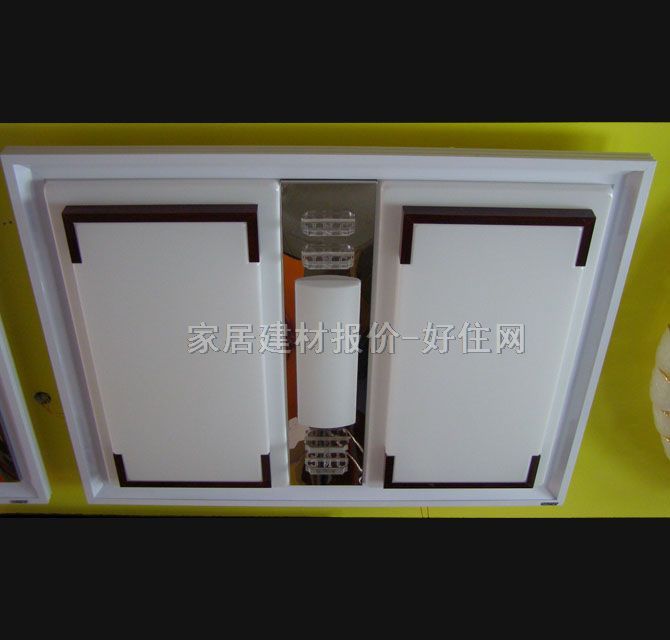 杰尼斯吸頂燈 書房\起居室吸頂燈 8131/4+1 方形 古典傳統(tǒng)風格 白底帶圖案亞克力