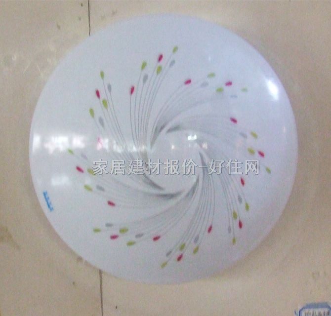 亮派吸頂燈 臥室吸頂燈260孔雀開(kāi)屏 圓形 現(xiàn)代流行風(fēng)格 白底帶圖案亞克力