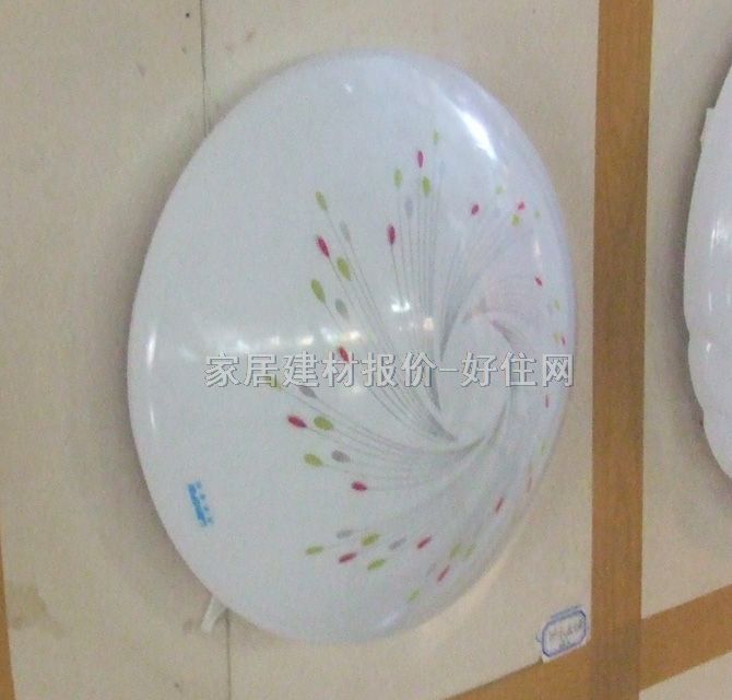 亮派吸頂燈 臥室吸頂燈260孔雀開(kāi)屏 圓形 現(xiàn)代流行風(fēng)格 白底帶圖案亞克力