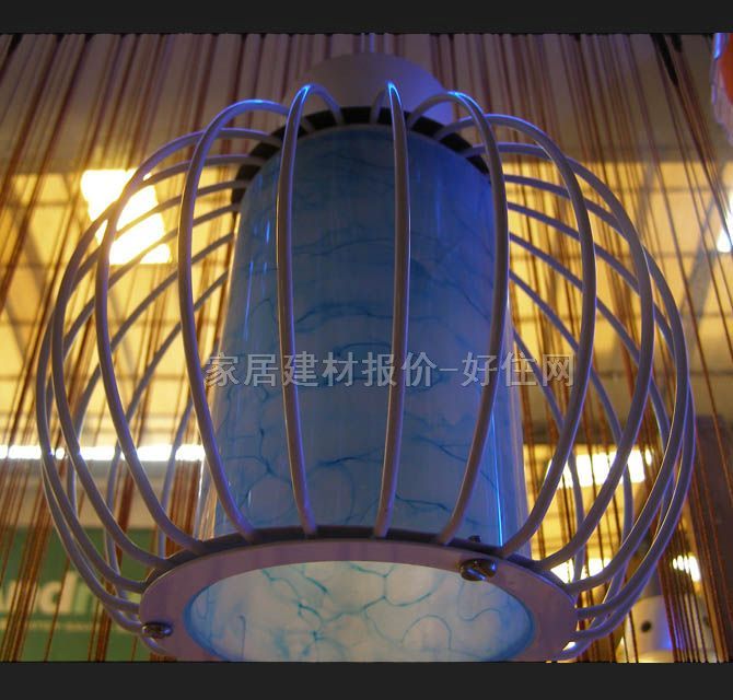 開心吊燈 9216 金屬燈架+工藝玻璃燈罩 現(xiàn)代流行風格 彩色