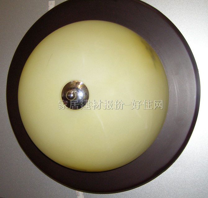 意利都吸頂燈 臥室吸頂燈3006 圓形 古典傳統(tǒng)風(fēng)格 黃色玻璃