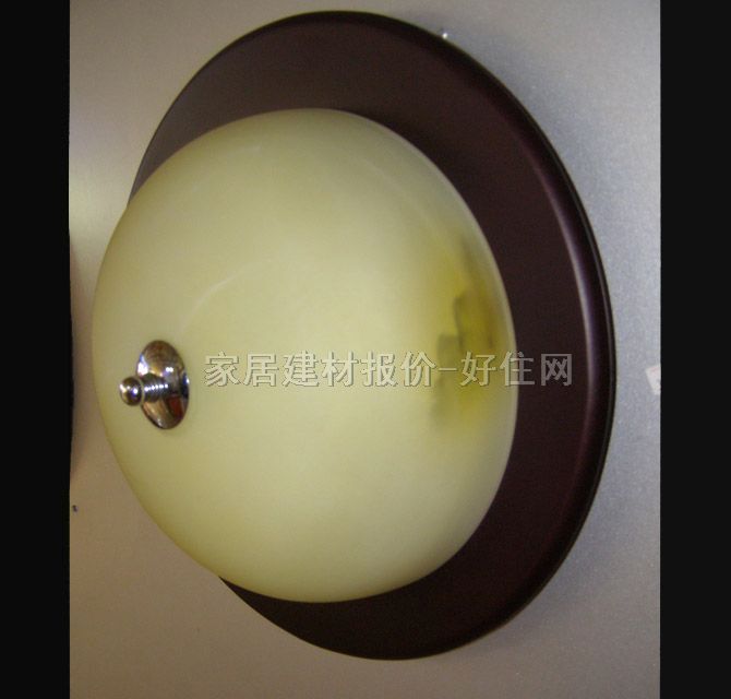 意利都吸頂燈 臥室吸頂燈3006 圓形 古典傳統(tǒng)風(fēng)格 黃色玻璃