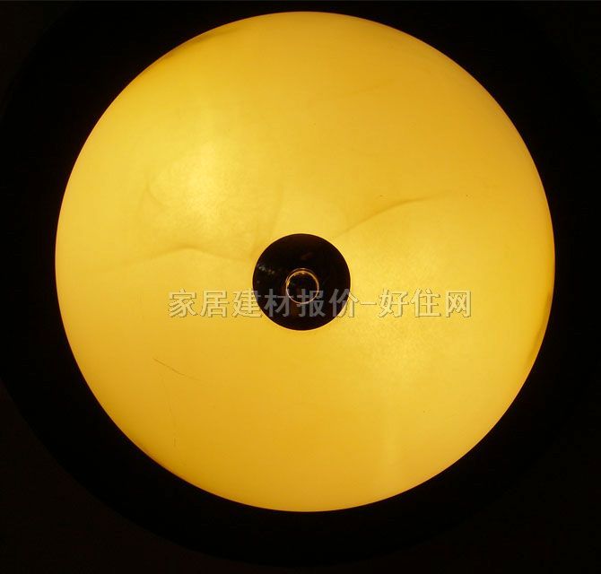 意利都吸頂燈 臥室吸頂燈3006 圓形 古典傳統(tǒng)風(fēng)格 黃色玻璃