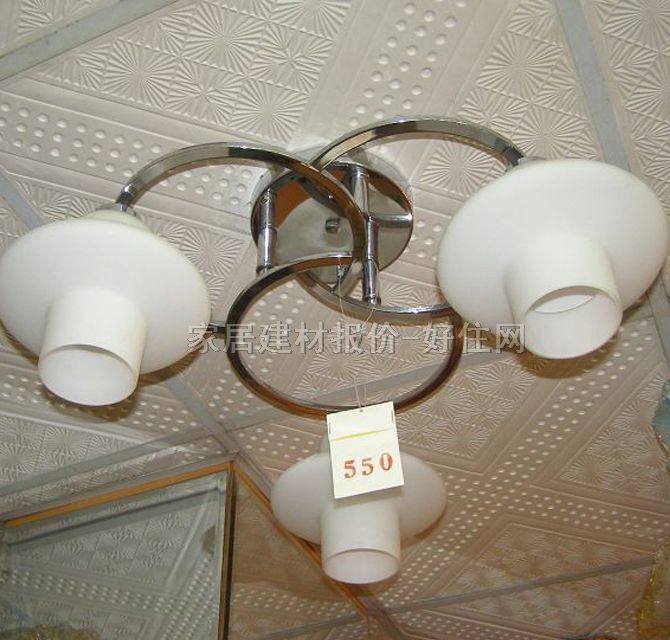 保時(shí)利吊燈 6540/3 金屬燈架+磨砂玻璃燈罩 現(xiàn)代流行風(fēng)格 Φ400mm 白色