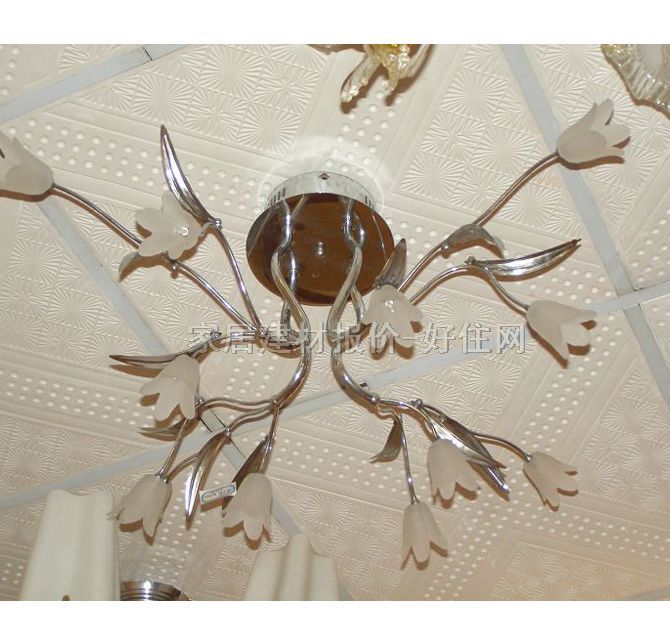 帝揚(yáng)吊燈 8072/12頭 金屬燈架+工藝玻璃燈罩 現(xiàn)代流行風(fēng)格 白色