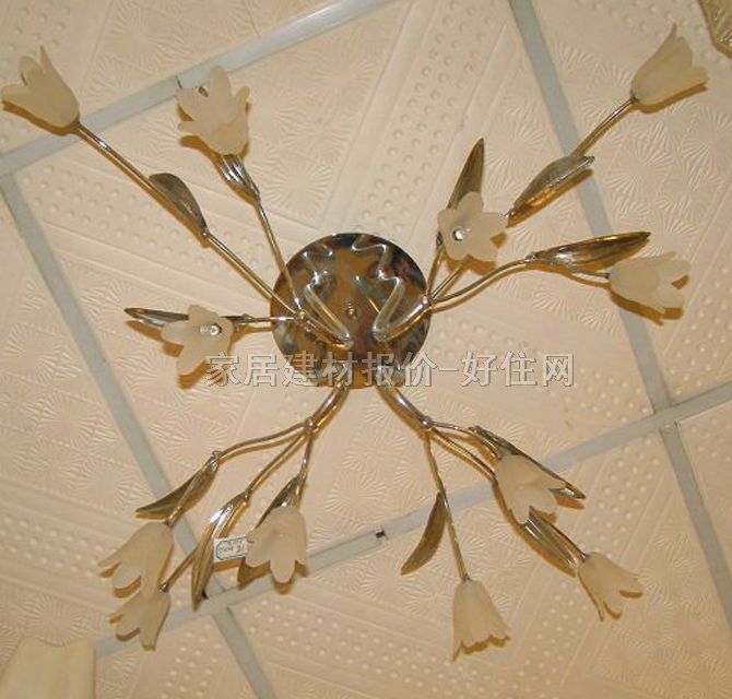 帝揚(yáng)吊燈 8072/12頭 金屬燈架+工藝玻璃燈罩 現(xiàn)代流行風(fēng)格 白色