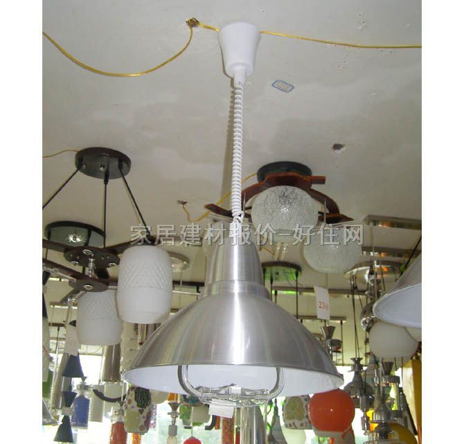 美嘉吊燈 10寸麻將房伸縮燈1317/1 金屬燈架+金屬燈罩 現(xiàn)代流行風格 白色