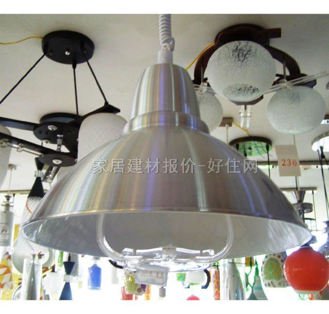 美嘉吊燈 10寸麻將房伸縮燈1317/1 金屬燈架+金屬燈罩 現(xiàn)代流行風格 白色