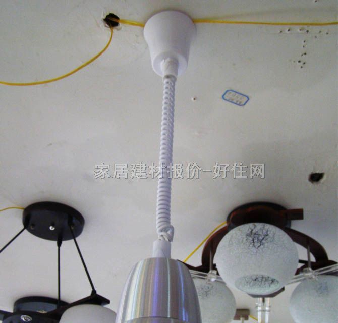 美嘉吊燈 10寸麻將房伸縮燈1317/1 金屬燈架+金屬燈罩 現(xiàn)代流行風格 白色