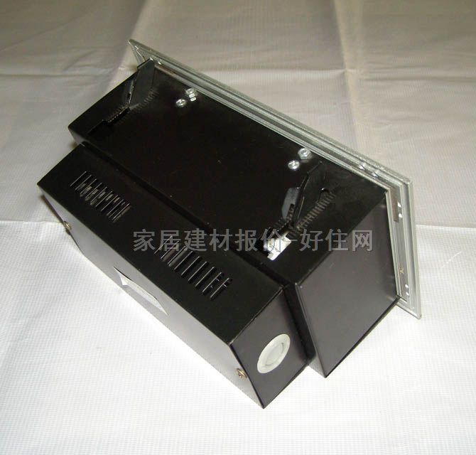 廻龍格柵射燈 嵌燈盤HLS-172A沙銀 2頭 210×120×110mm