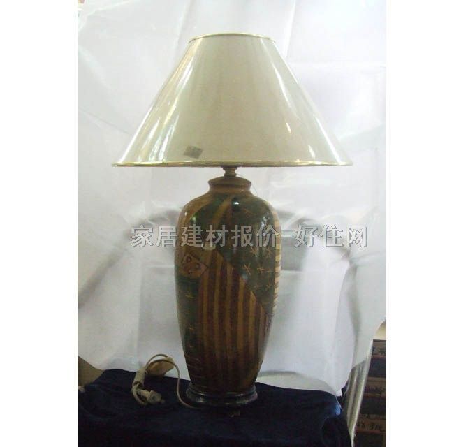 飛藝臺燈 抽象圖案2瓶 高未知cm 傳統(tǒng)古典 亞克力燈罩 陶瓷燈架