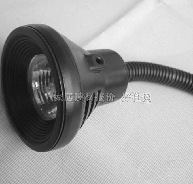 廻龍石英射燈 2012 50W 導(dǎo)軌軟桿式 黑色