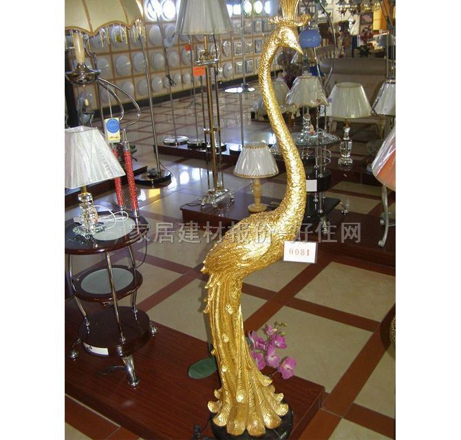 嘉豪落地?zé)? 金孔雀 未知mm 現(xiàn)代流行 布藝燈罩 木質(zhì)燈架