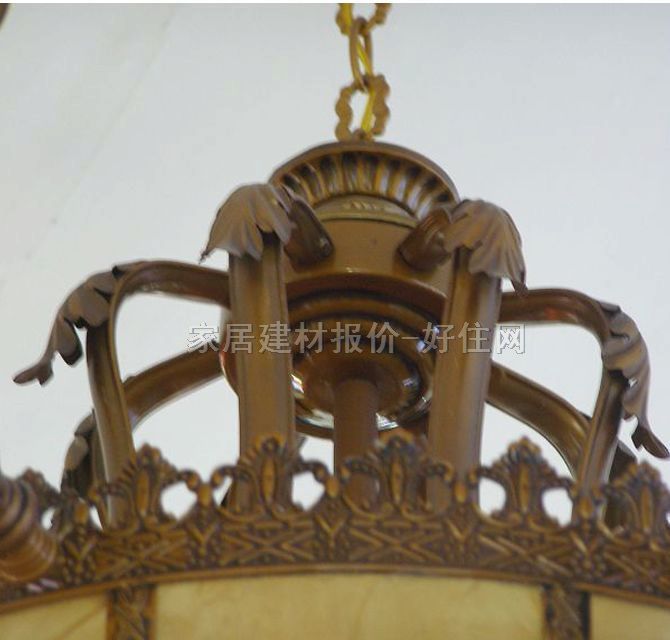 豪華吊燈 褐色8001/8+1 木質(zhì)燈架+羊皮紙燈罩 傳統(tǒng)復(fù)古風(fēng)格 白色