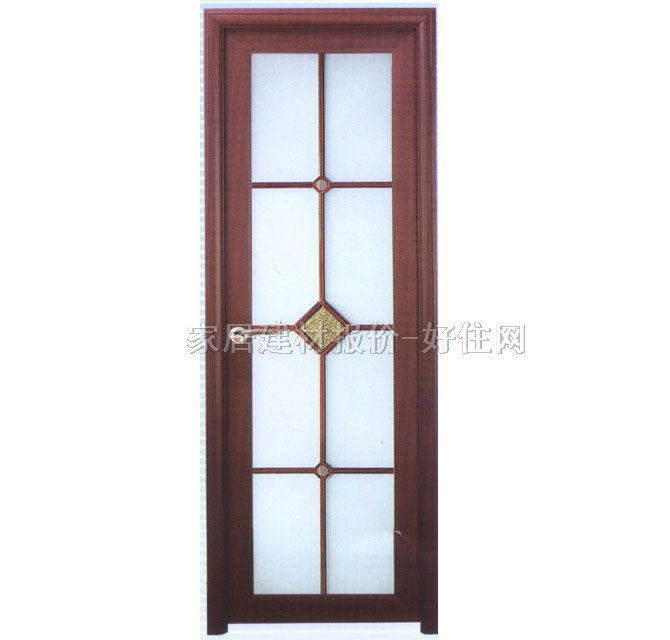 派雅名門(mén)鋁合金門(mén) 單開(kāi)銀鋒單邊套中空A-395 訂做