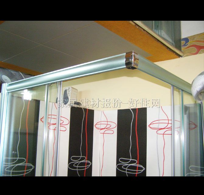 德莉瑪淋浴房 6厘 鋼化玻璃 W6101 訂做