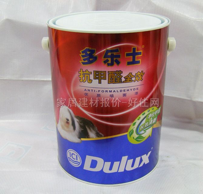 多樂士內(nèi)墻乳膠漆 抗甲醛全效優(yōu)質(zhì)內(nèi)墻漆A999-65000 5L 白色