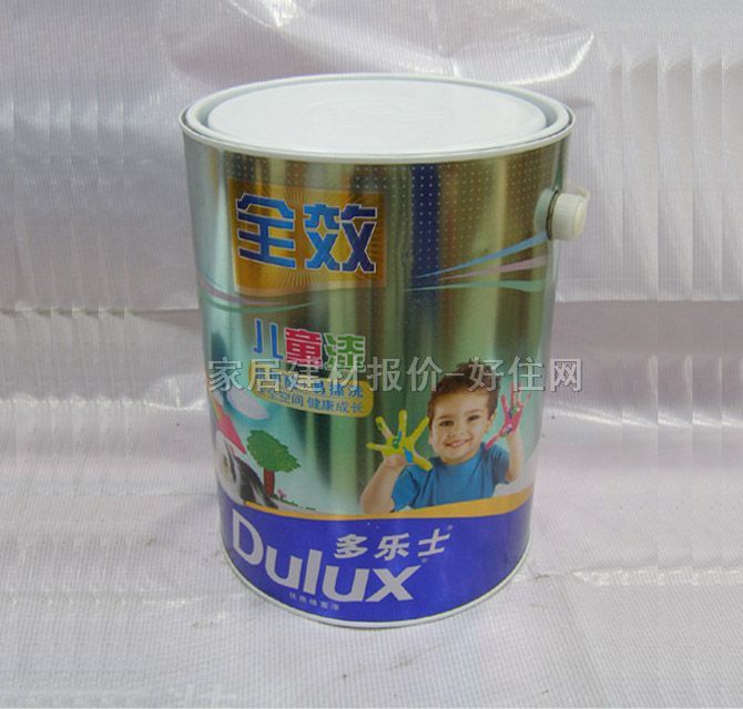 多樂士內(nèi)墻乳膠漆 原裝正品全效兒童漆 5L 白色