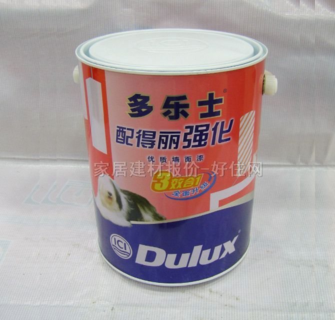 多樂士內(nèi)墻乳膠漆 配得麗強化墻面漆 5L 白色