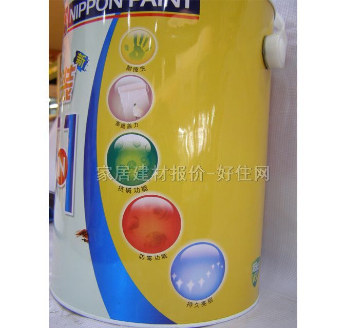 立邦內(nèi)墻乳膠漆 新金裝五合一 5L 白色