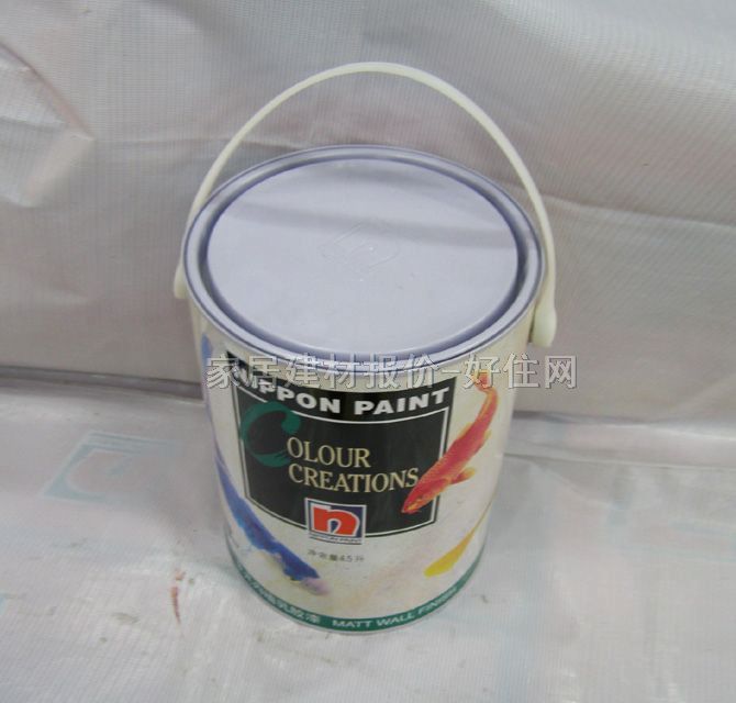 立邦內(nèi)墻乳膠漆 夢幻千色B4亞光內(nèi)墻乳膠漆 4.5L 白色啞光