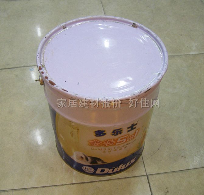 多樂(lè)士?jī)?nèi)墻乳膠漆 金裝5合1優(yōu)質(zhì)墻面漆 工程漆 18L 白色